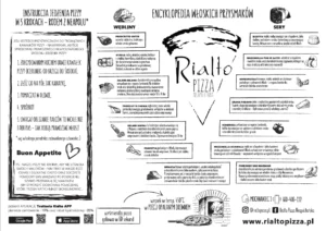 Rialto Pizza Neapolitańska MENU