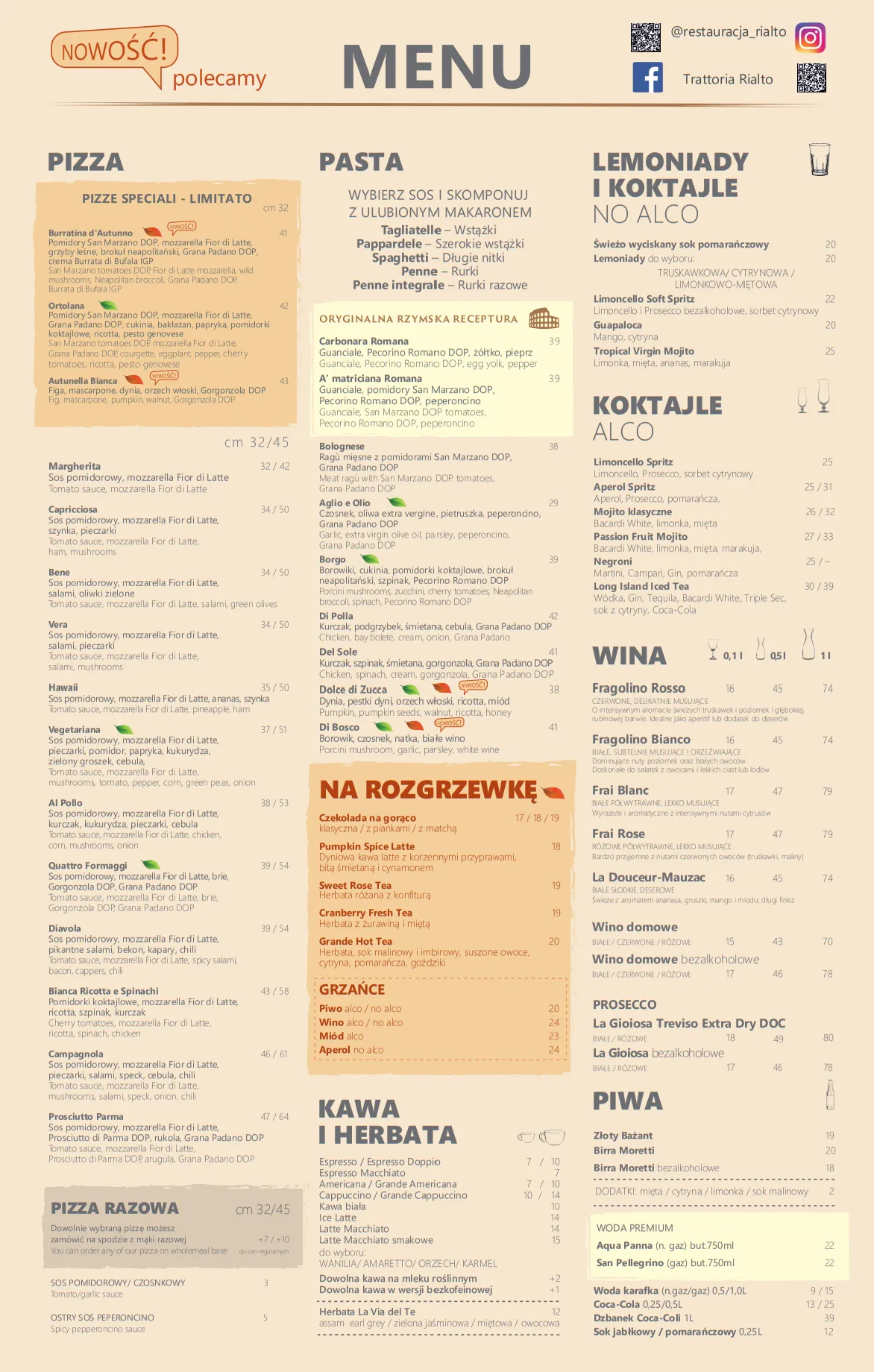 Rialto menu pion rewers 26 09 2026